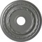 Ekena Millwork Dublin Ceiling Medallion (Fits Canopies up to 5 1/8"), 17 7/8"OD x 3 5/8"ID x 1 1/4"P, Silver CM17DUSLS - alternate 1